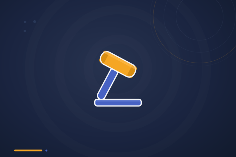 Gavel illustration representing assault and battery bail amounts in California